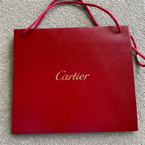 cartier paper bag|authentic cartier handbags.